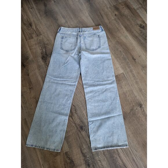 Abercrombie & Fitch Kids Girls Low Rise Baggy Jeans size 13 14 NEW Lightweight - Picture 4 of 6